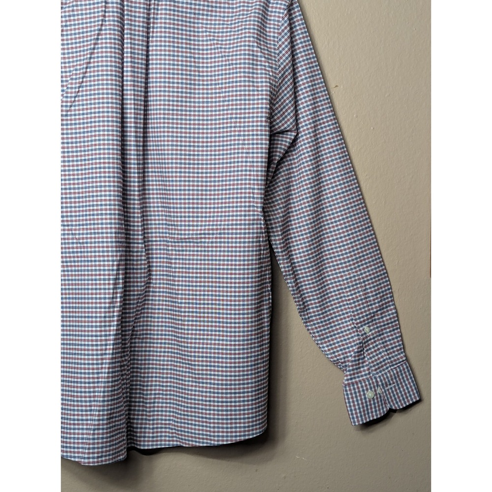 Brooks Brothers Gingham Button Down Shirt Mens M Multi Check Non-Iron Stretch - Picture 16 of 16